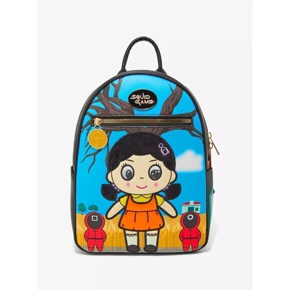 Squid Game Doll Lenticular Mini Backpack - Picture 3 of 6